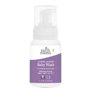 earth mama lavender baby wash front